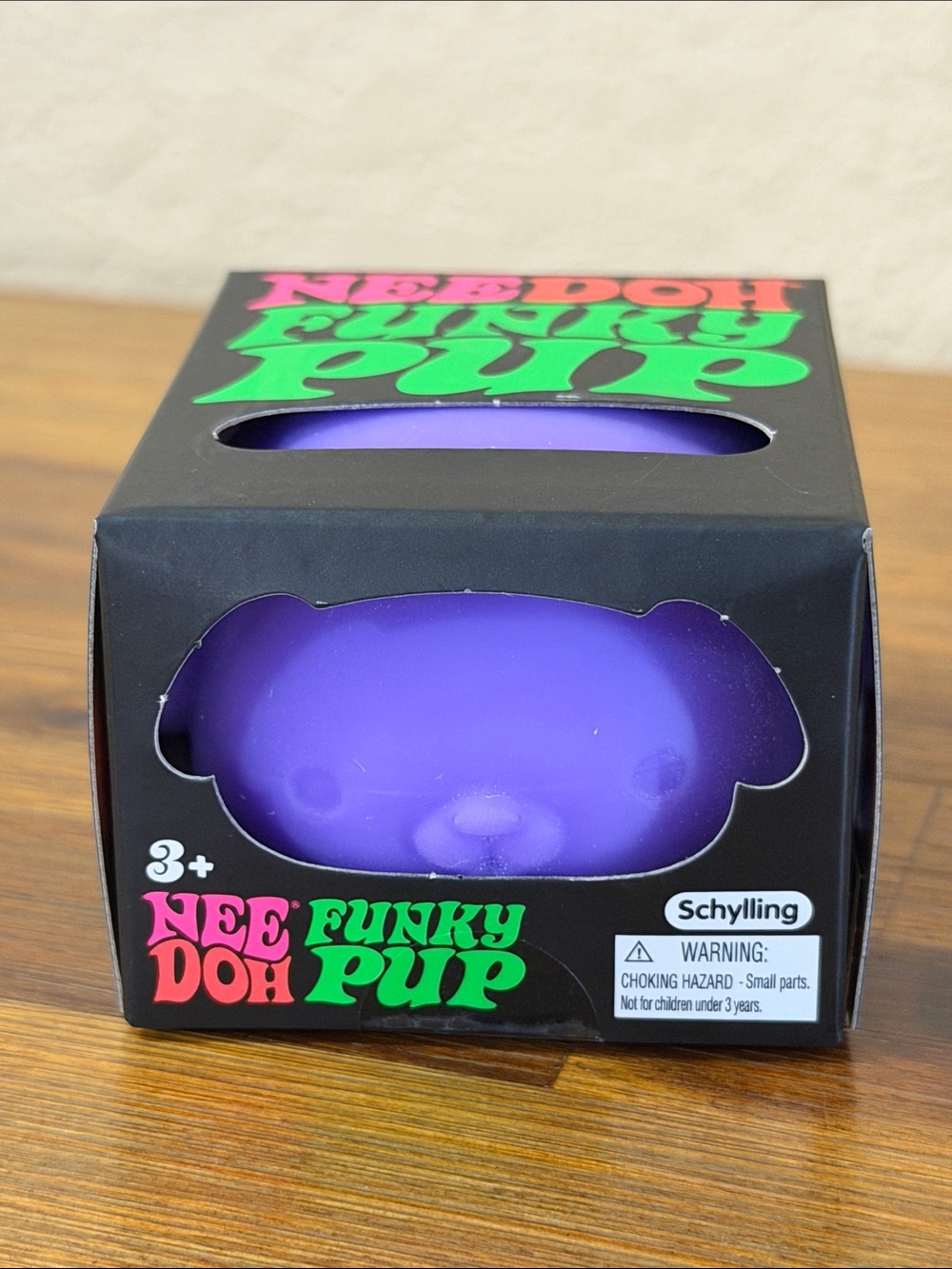 NWT NeeDoh Funky Pup Purple Squishy Sensory Fidget Toy